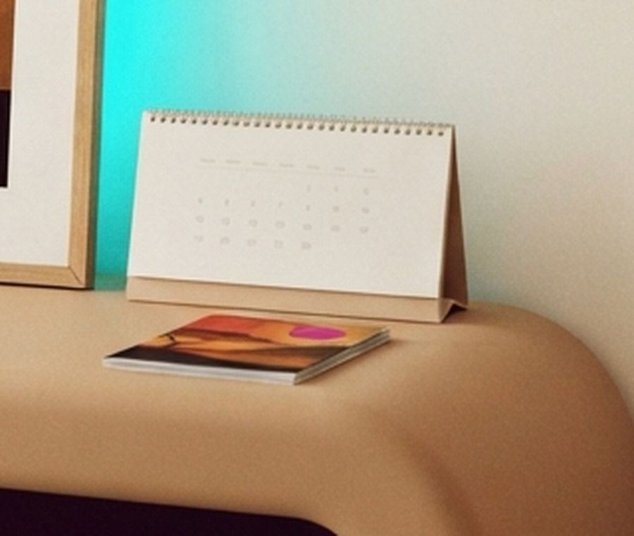 Desk Calendar, Photography-Curated